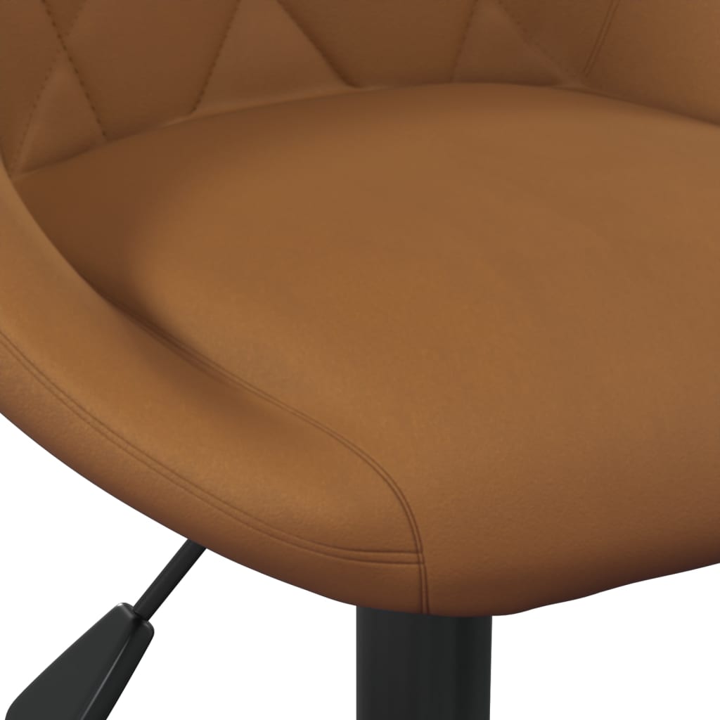 Chaise de bureau Marron Velours - XIOS