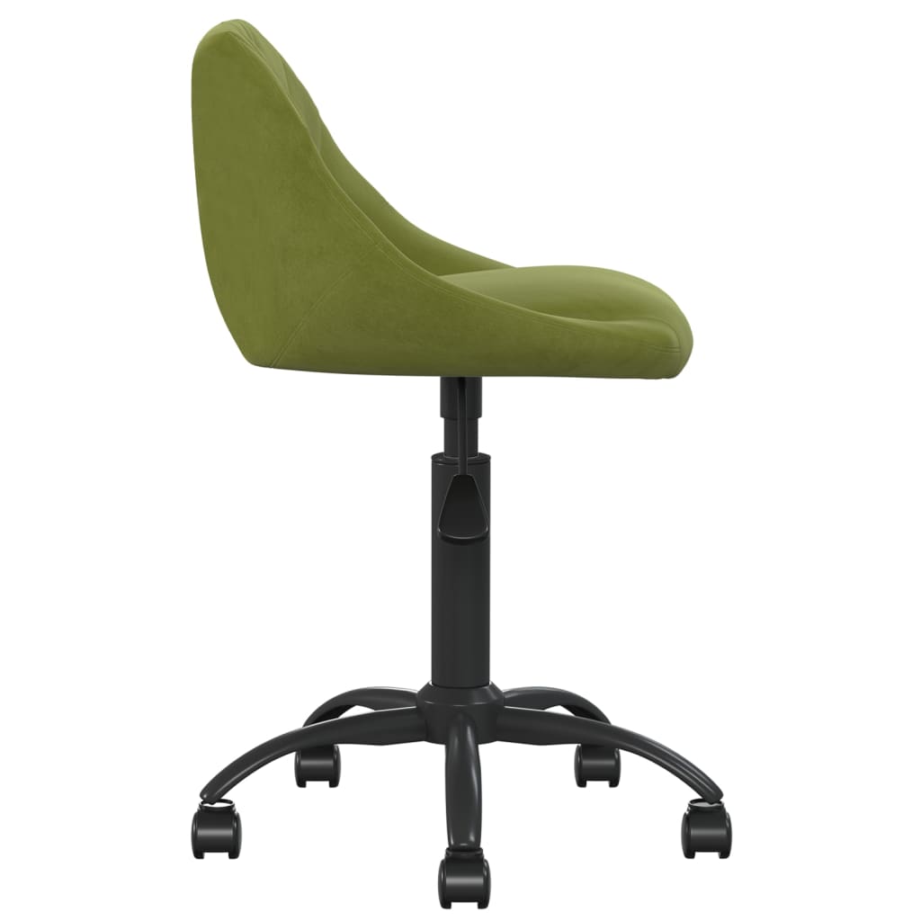 Chaise de bureau Vert clair Velours - XIOS