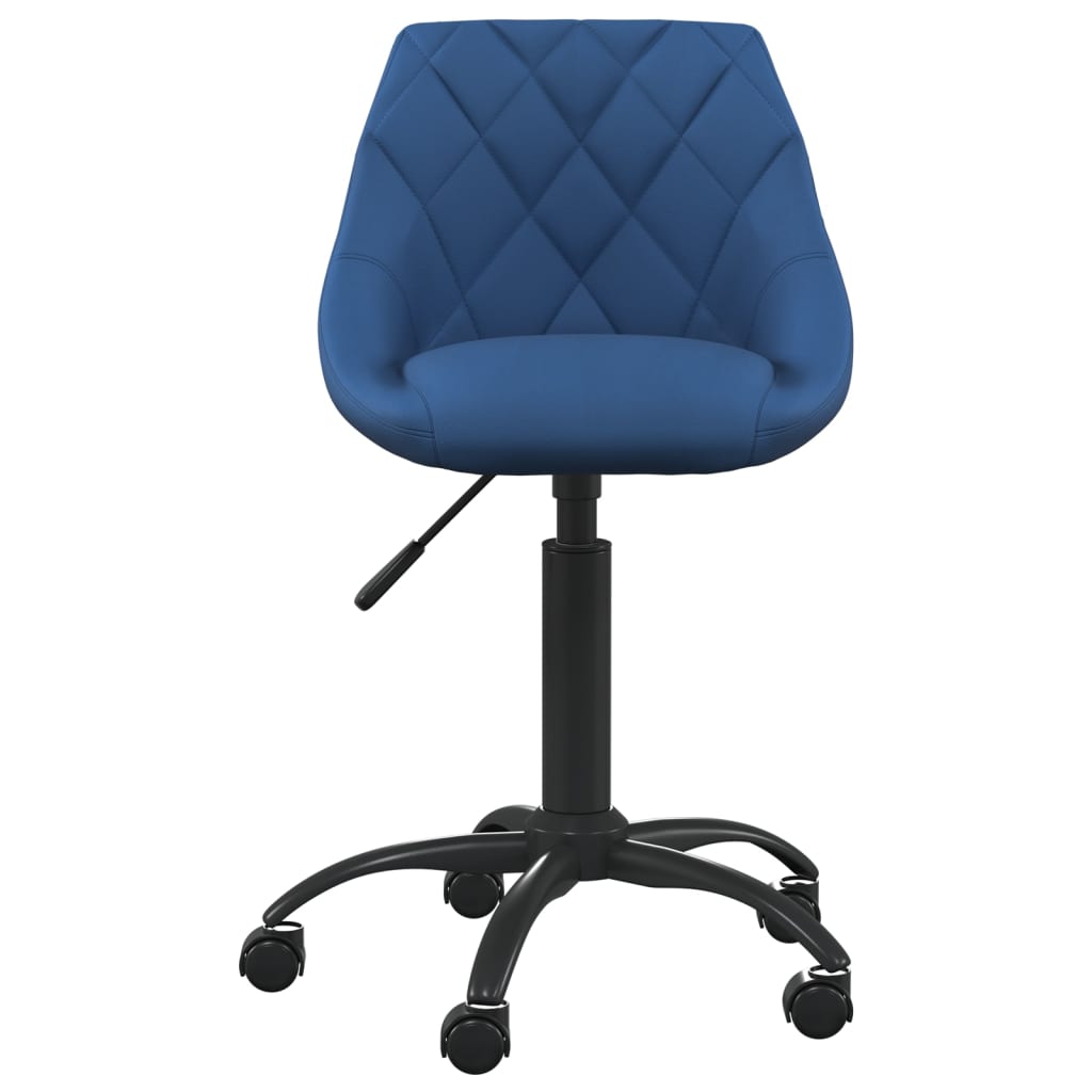 Chaise de bureau Bleu Velours - XIOS