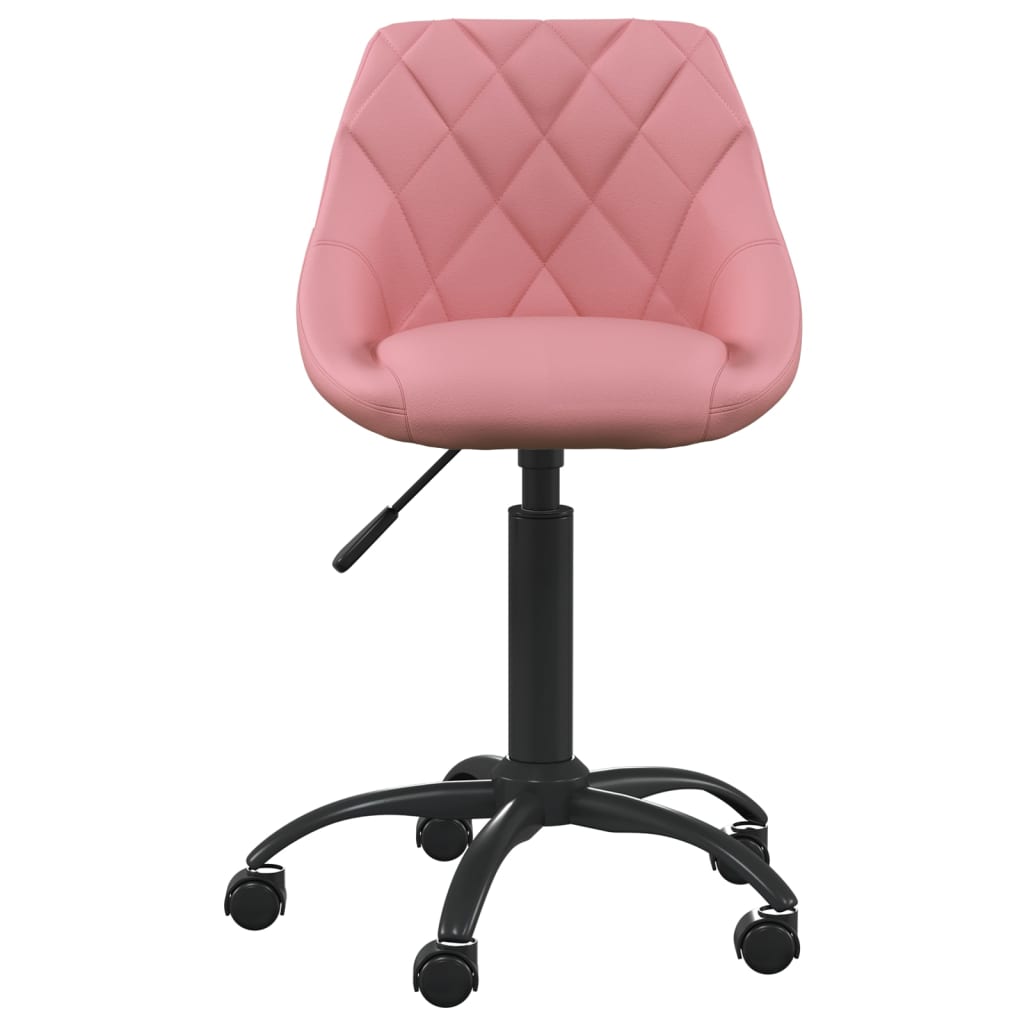 Chaise de bureau Rose Velours - XIOS