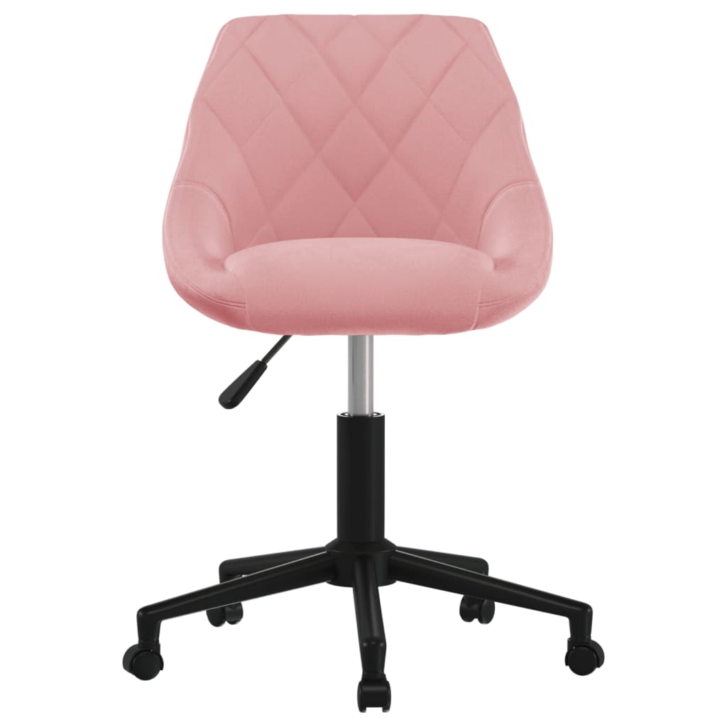 Chaise pivotante de salle à manger Rose Velours - XIOS