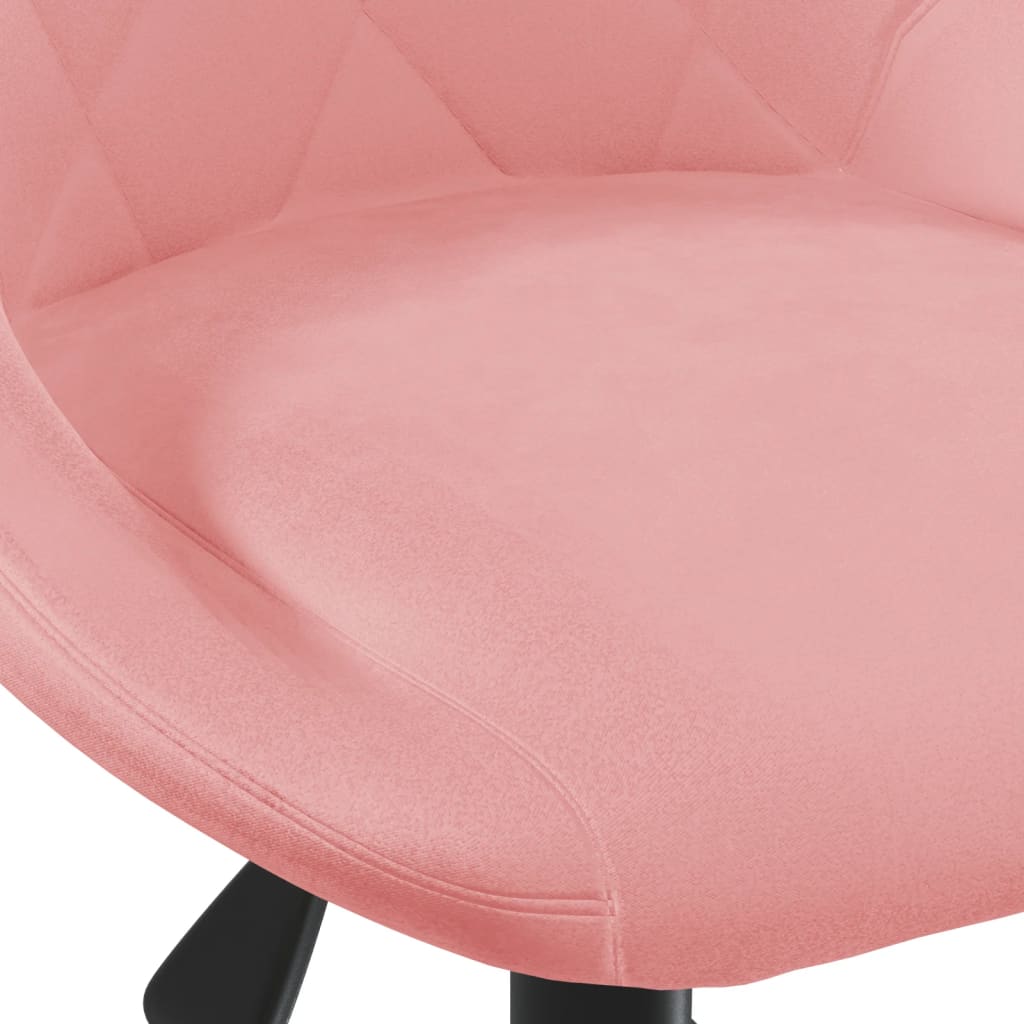 Chaise pivotante de salle à manger Rose Velours - XIOS