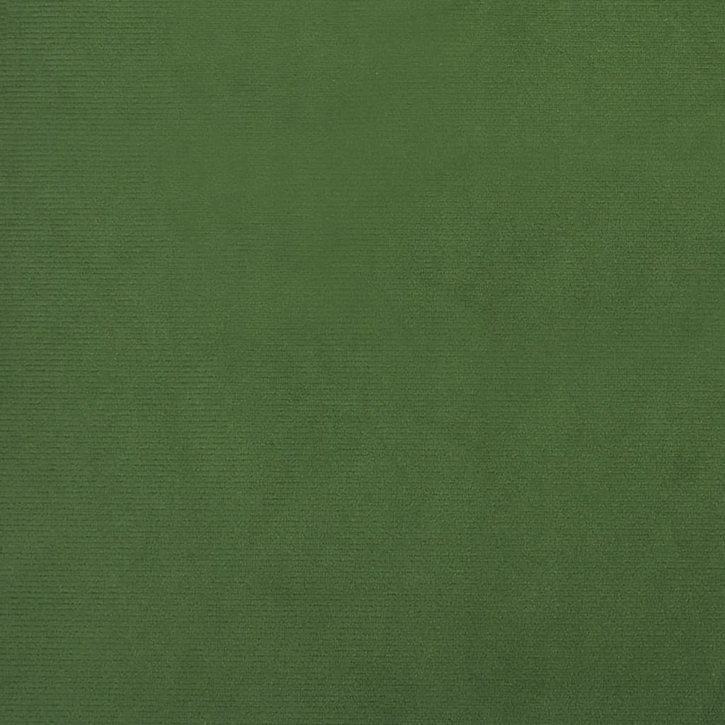 Chaises pivotantes à manger lot de 4 vert foncé velours - XIOS