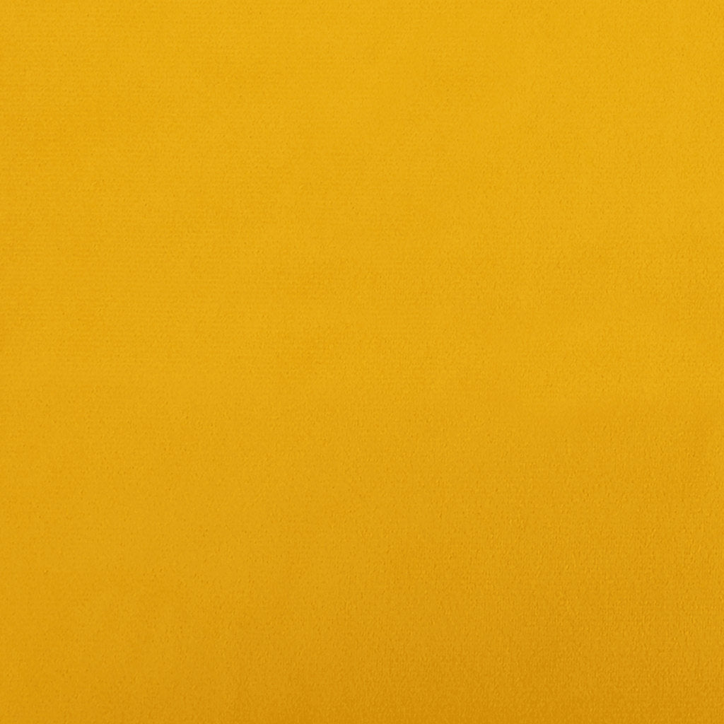 Chaises à manger pivotantes lot de 4 jaune moutarde velours - XIOS