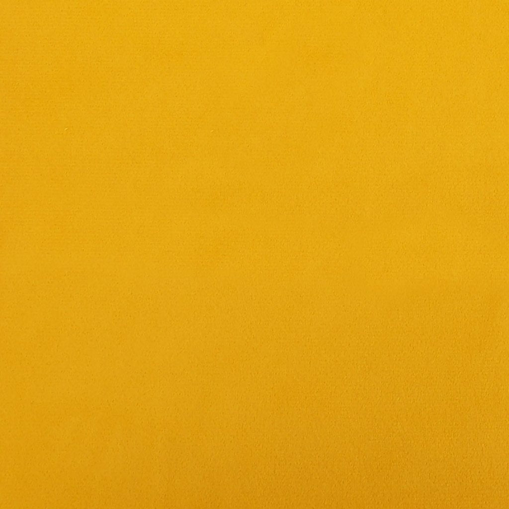 Chaises à manger pivotantes lot de 6 jaune moutarde velours