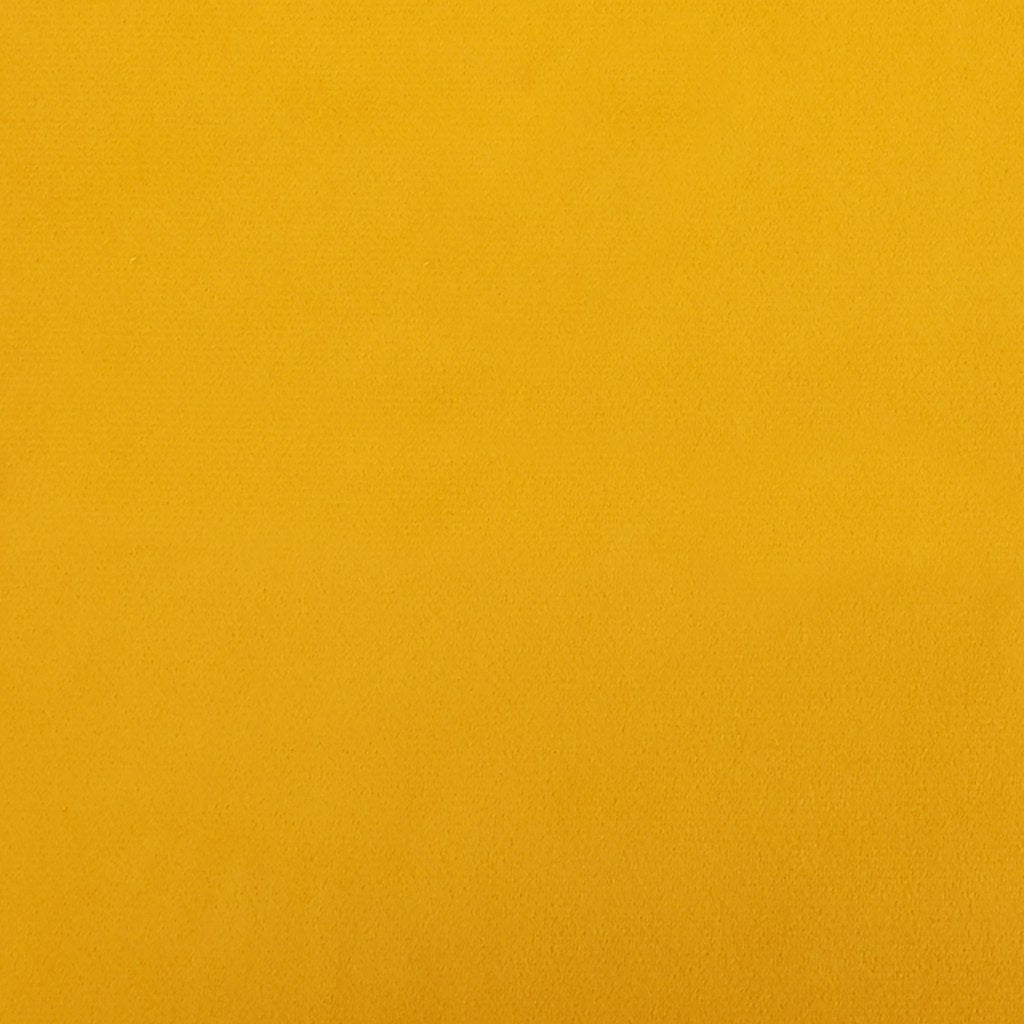 Chaises à manger pivotantes lot de 6 jaune moutarde velours