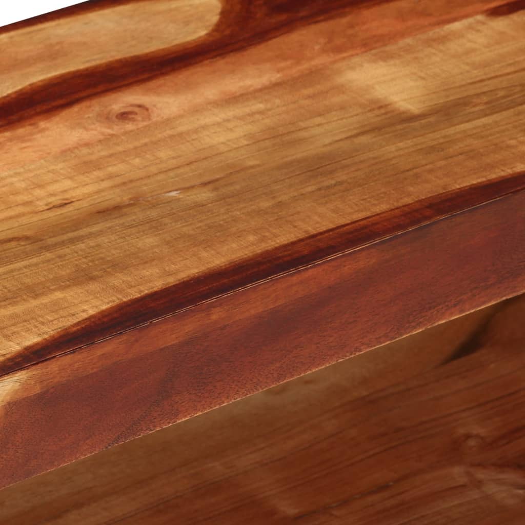 Meuble TV 110x30x40 cm Bois d'acacia massif - XIOS