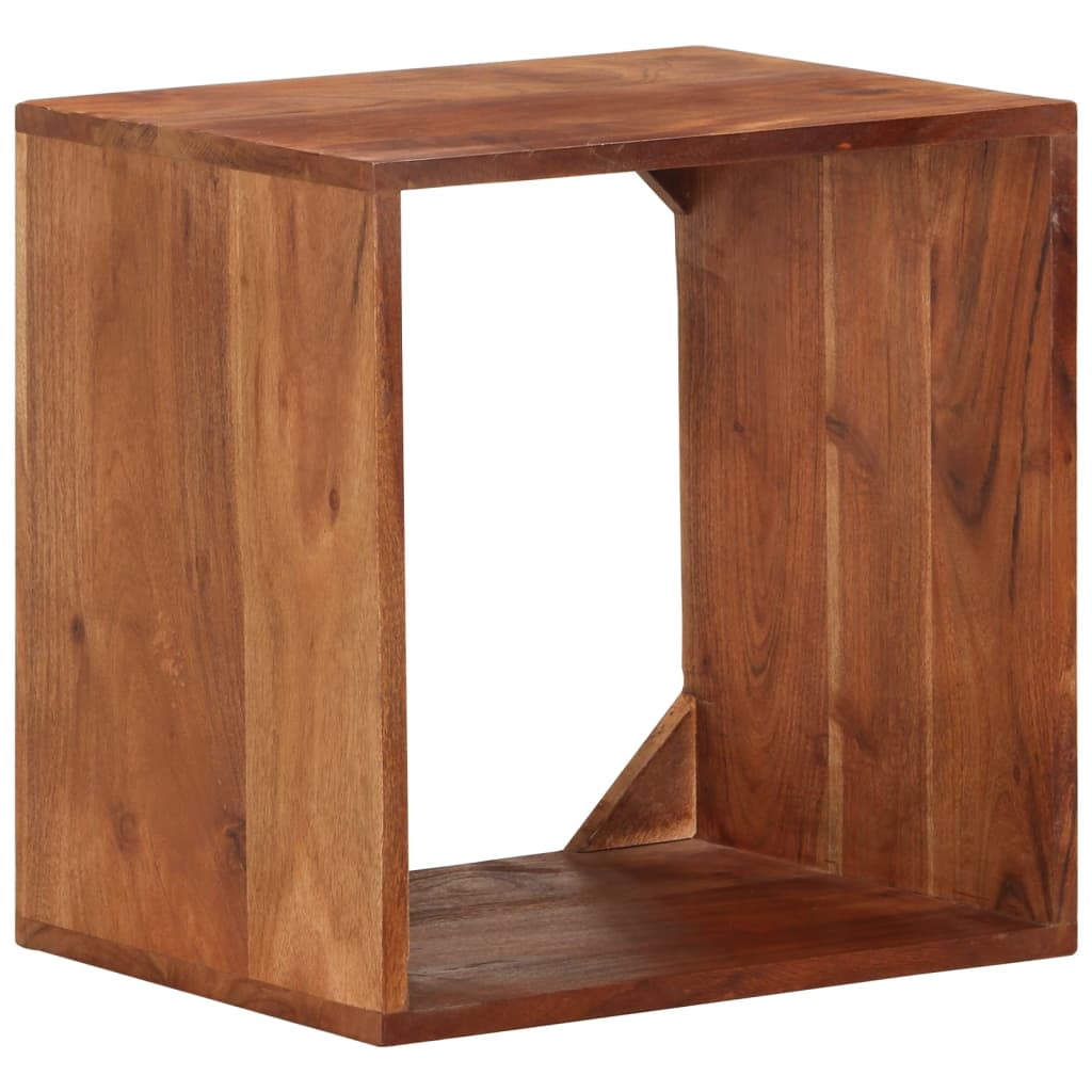 Étagère murale 40x30x40 cm Bois d'acacia solide - XIOS