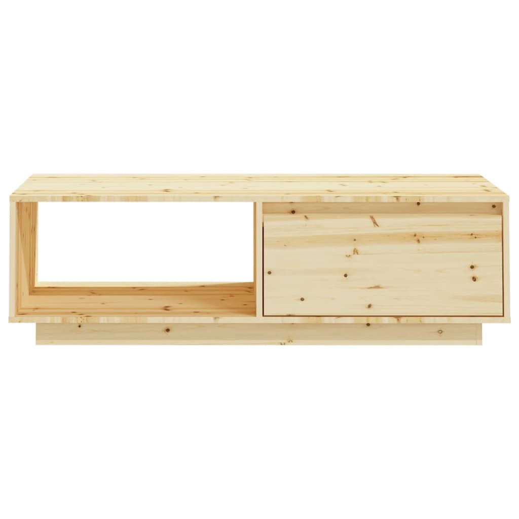 Table basse 110x50x33,5 cm bois de sapin massif - XIOS