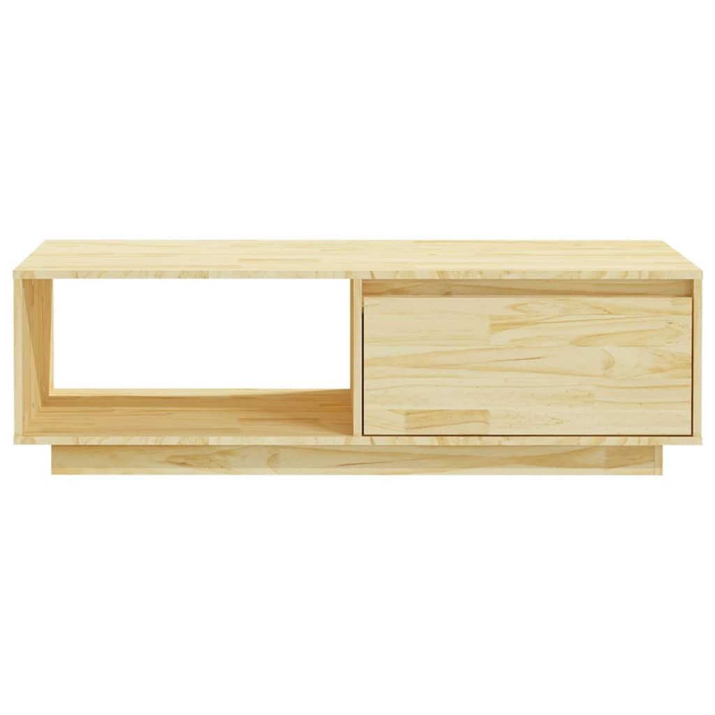 Table basse 110x50x33,5 cm bois de pin massif - XIOS