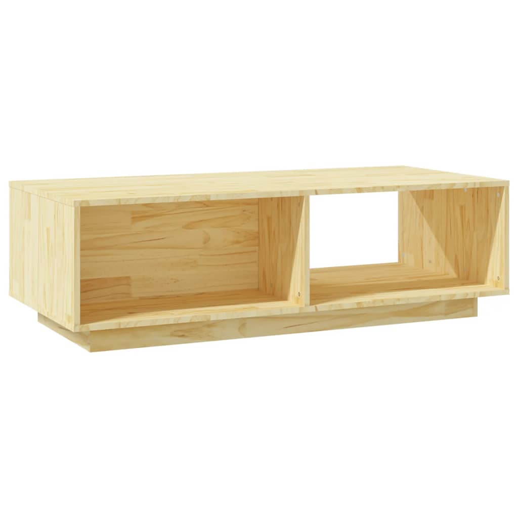 Table basse 110x50x33,5 cm bois de pin massif - XIOS