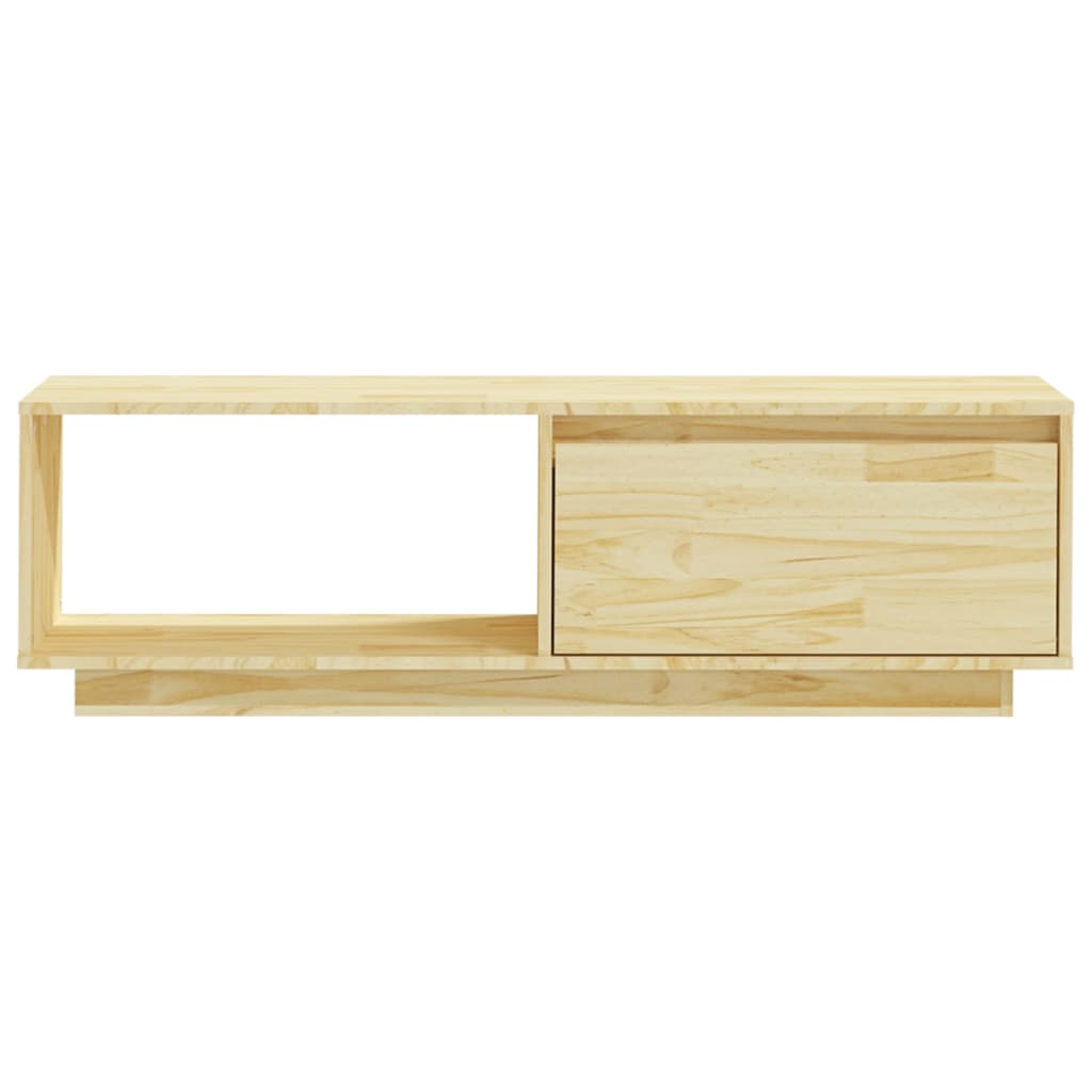 Meuble TV 110x30x33,5 cm Bois de pin massif - XIOS