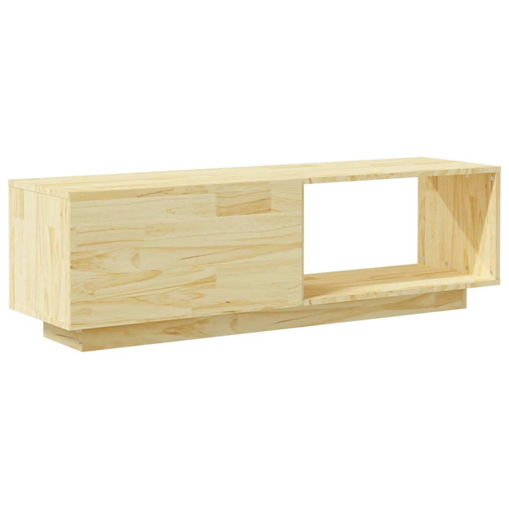 Meuble TV 110x30x33,5 cm Bois de pin massif - XIOS