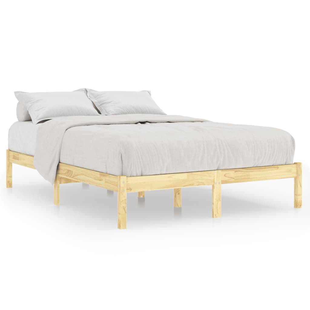 Cadre de lit sans matelas bois massif 140x190 cm - XIOS
