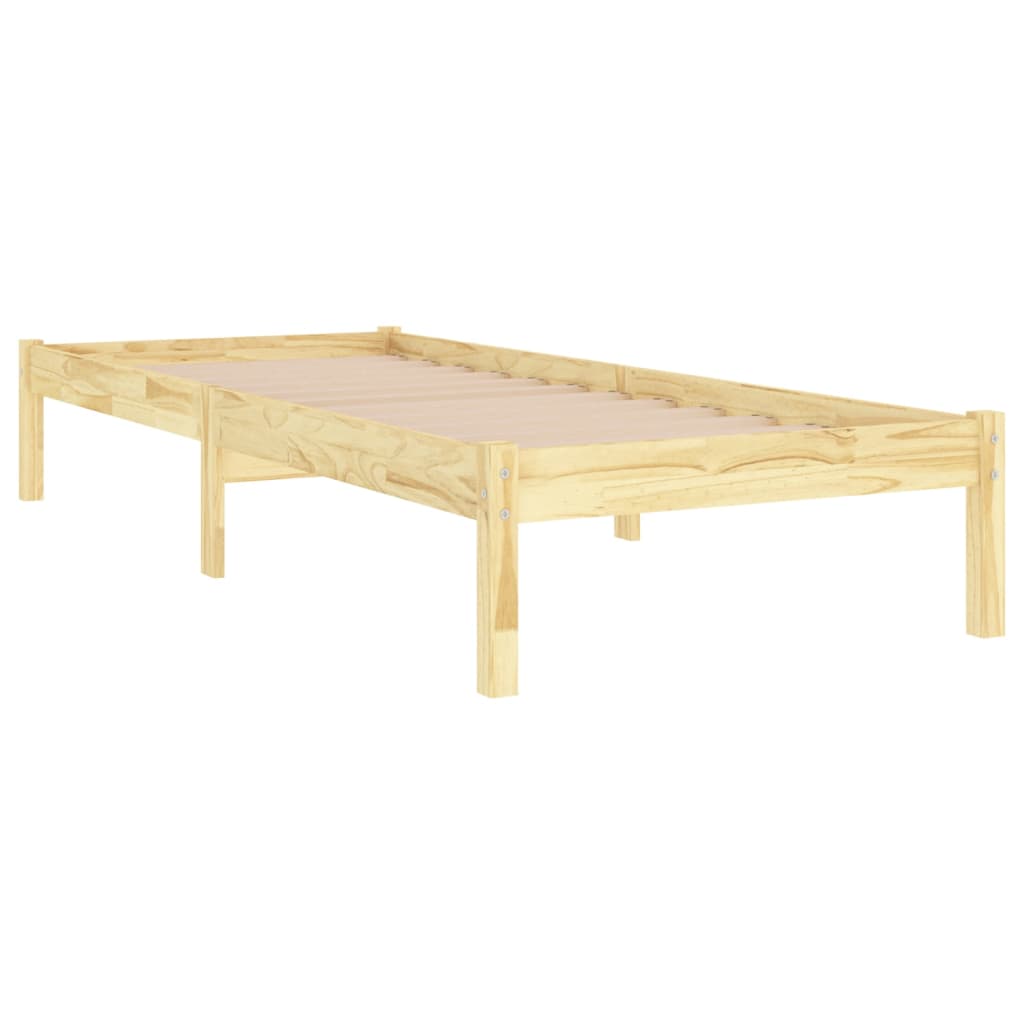 Cadre de lit sans matelas bois massif 90x200 cm - XIOS