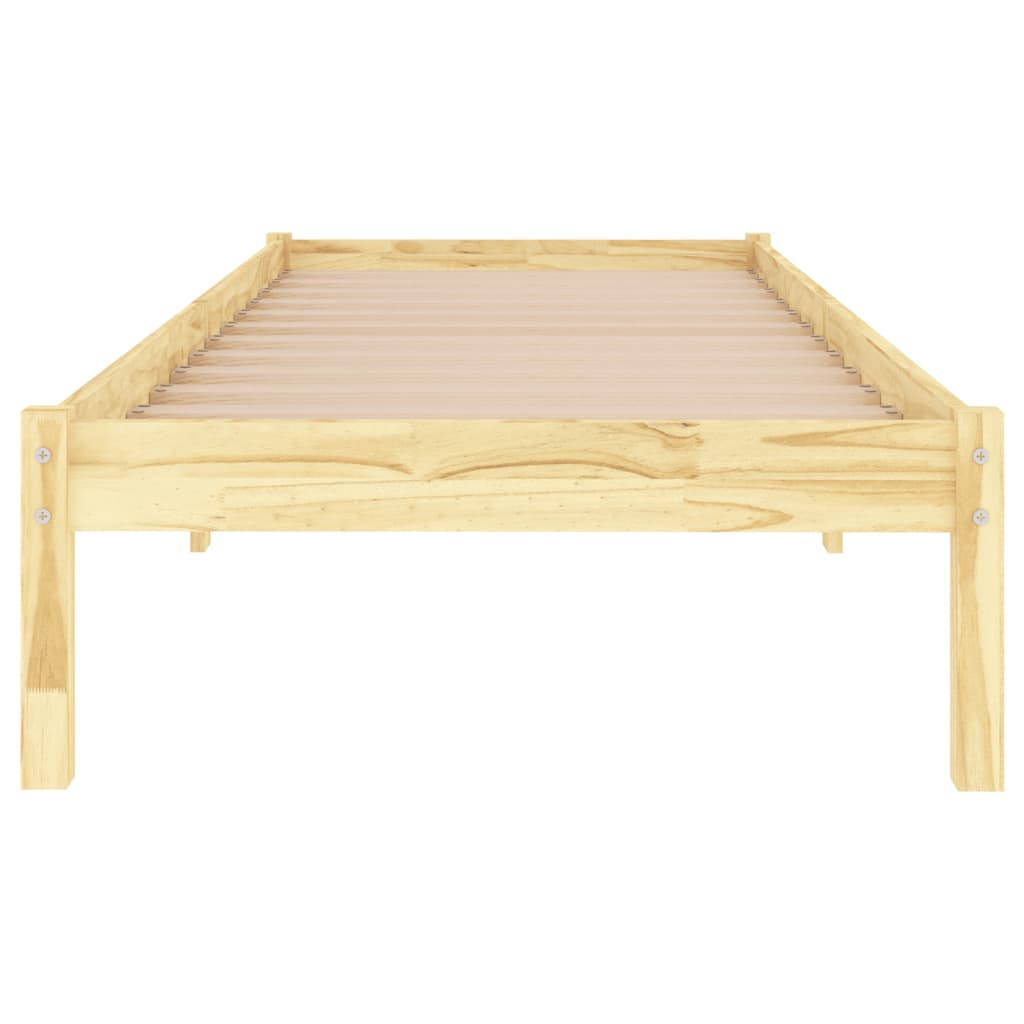 Cadre de lit sans matelas bois massif 90x200 cm - XIOS