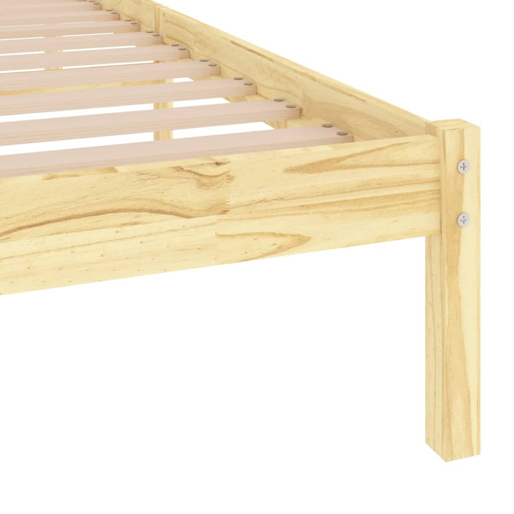 Cadre de lit sans matelas bois massif 90x200 cm - XIOS
