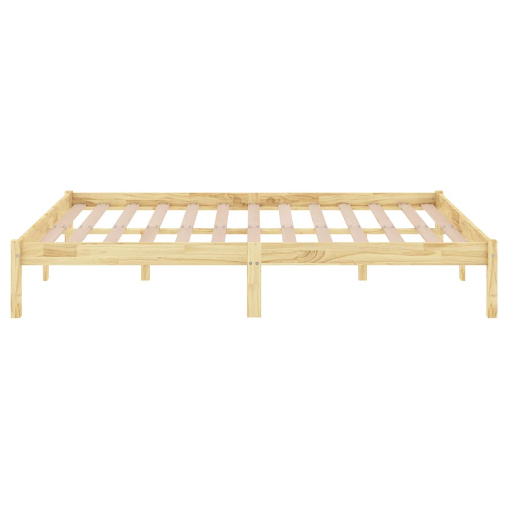 Cadre de lit sans matelas bois massif 140x200 cm - XIOS