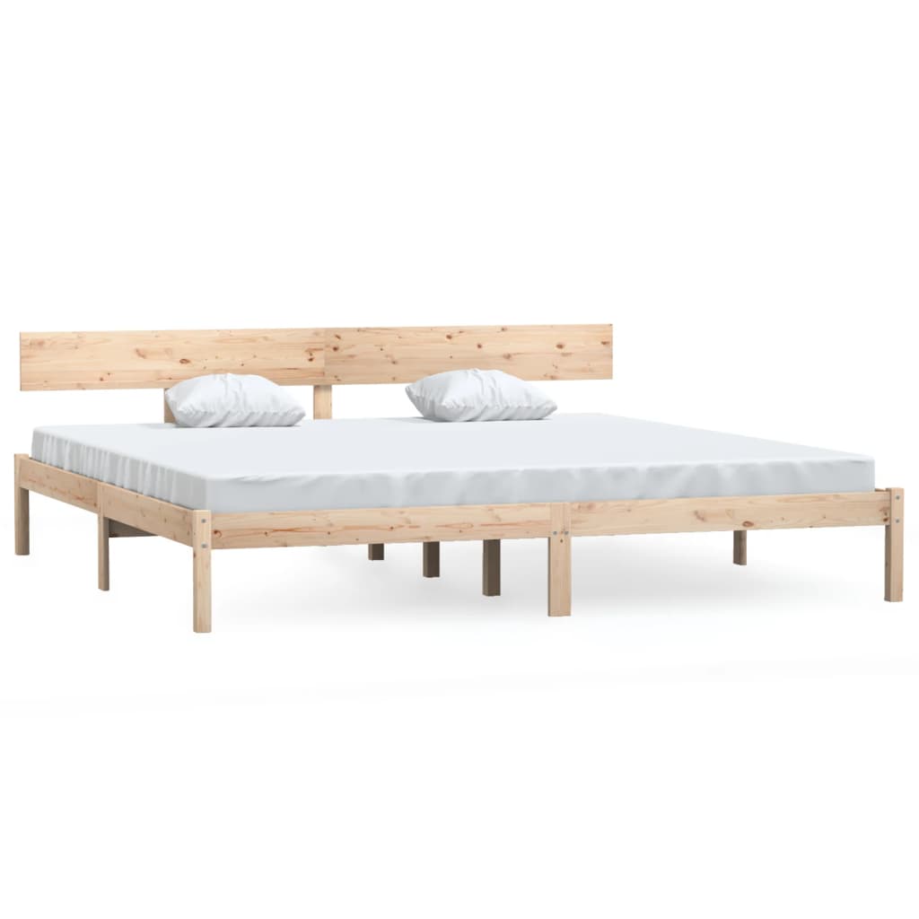 Cadre de lit sans matelas bois massif - XIOS