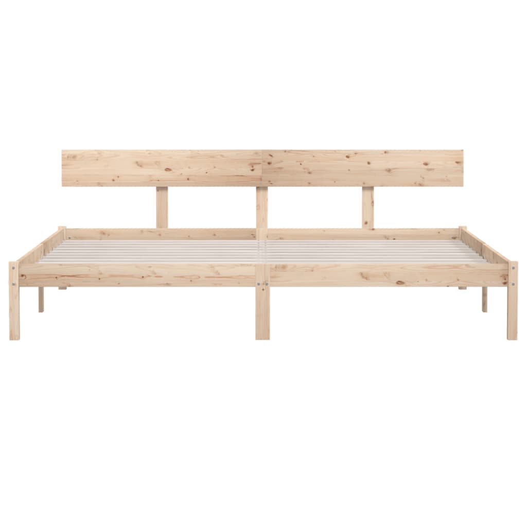 Cadre de lit sans matelas bois massif - XIOS
