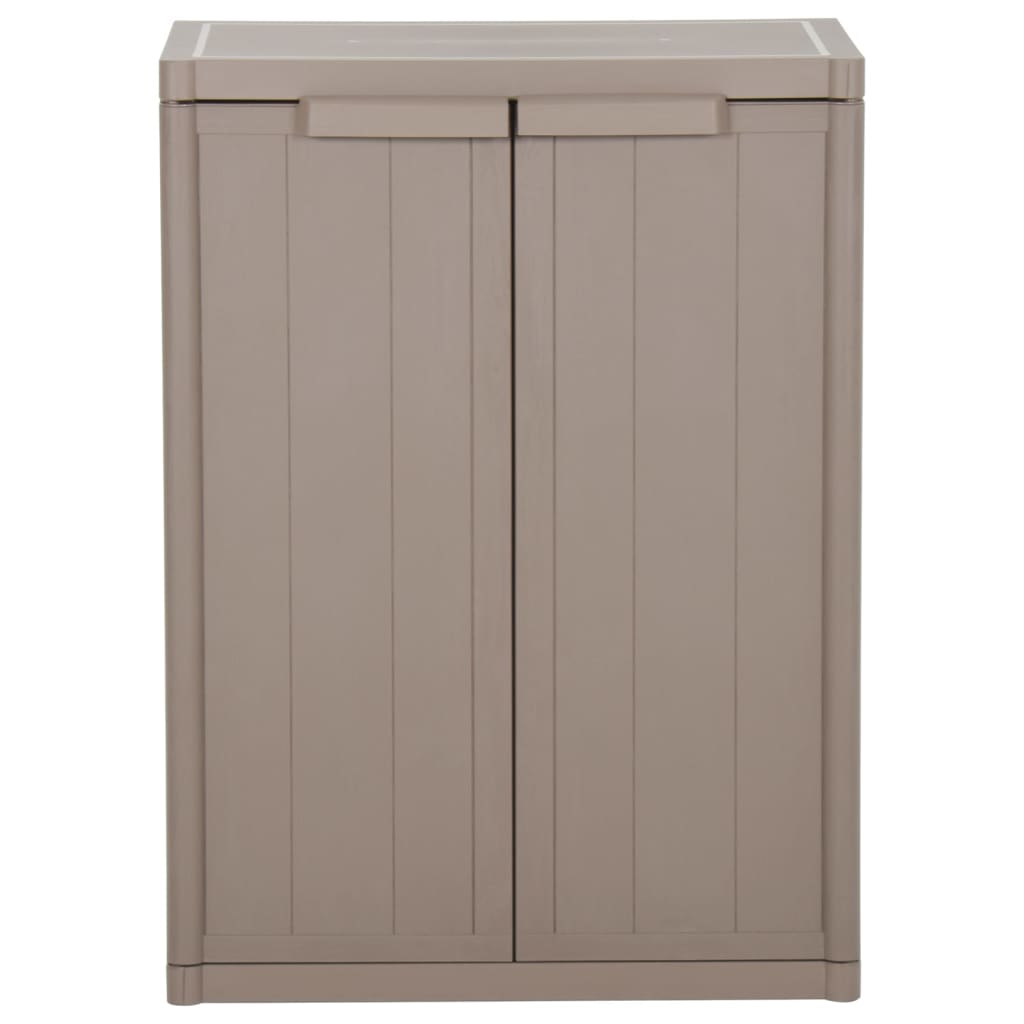 Armoire de rangement jardin Marron 65x45x88cm PP Aspect de bois - XIOS