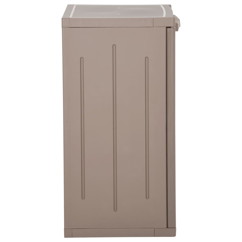 Armoire de rangement jardin Marron 65x45x88cm PP Aspect de bois - XIOS