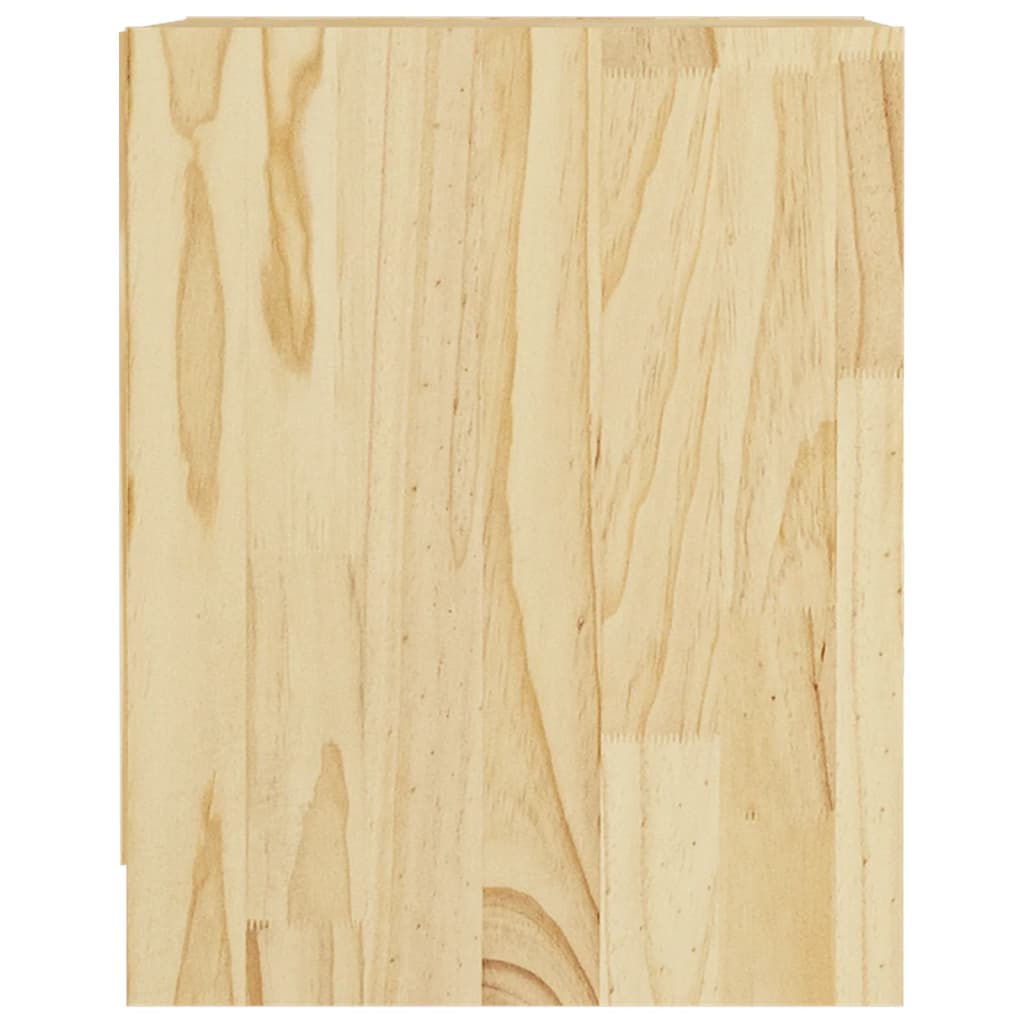 Table de chevet 35,5x33,5x41,5 cm bois de pin massif - XIOS