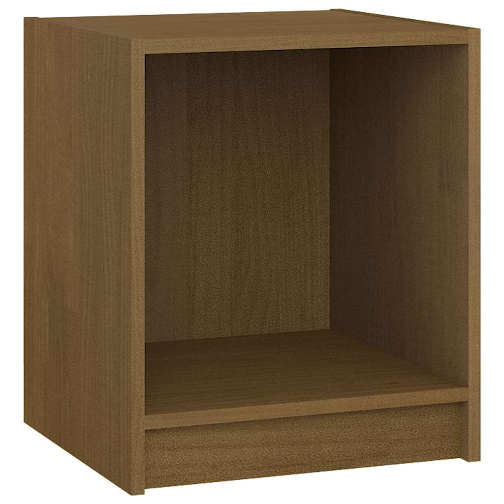 Tables de chevet 2 pcs Marron miel 35,5x33,5x41,5 cm Pin massif - XIOS