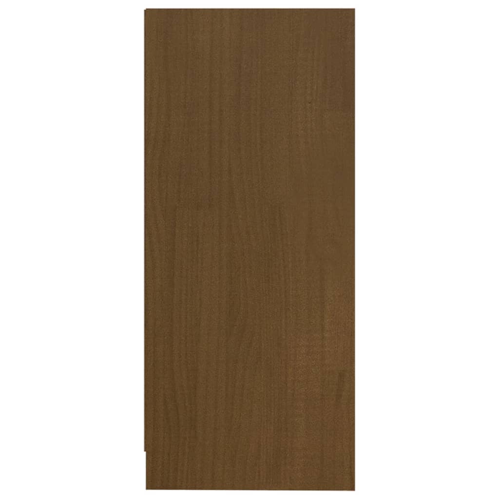 Armoire d'appoint Marron miel 35,5x33,5x76cm Bois de pin massif - XIOS