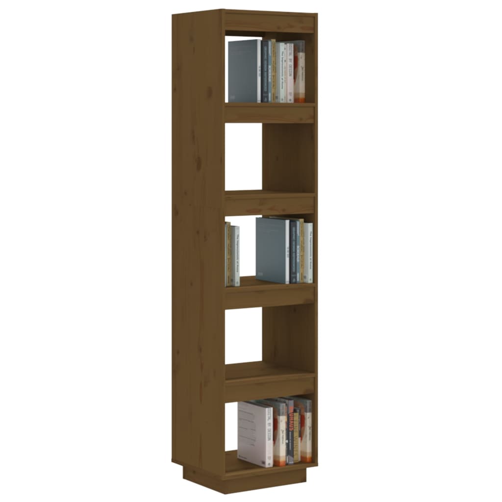 Bibliothèque/Cloison Marron miel 40x35x167 cm Pin solide - XIOS