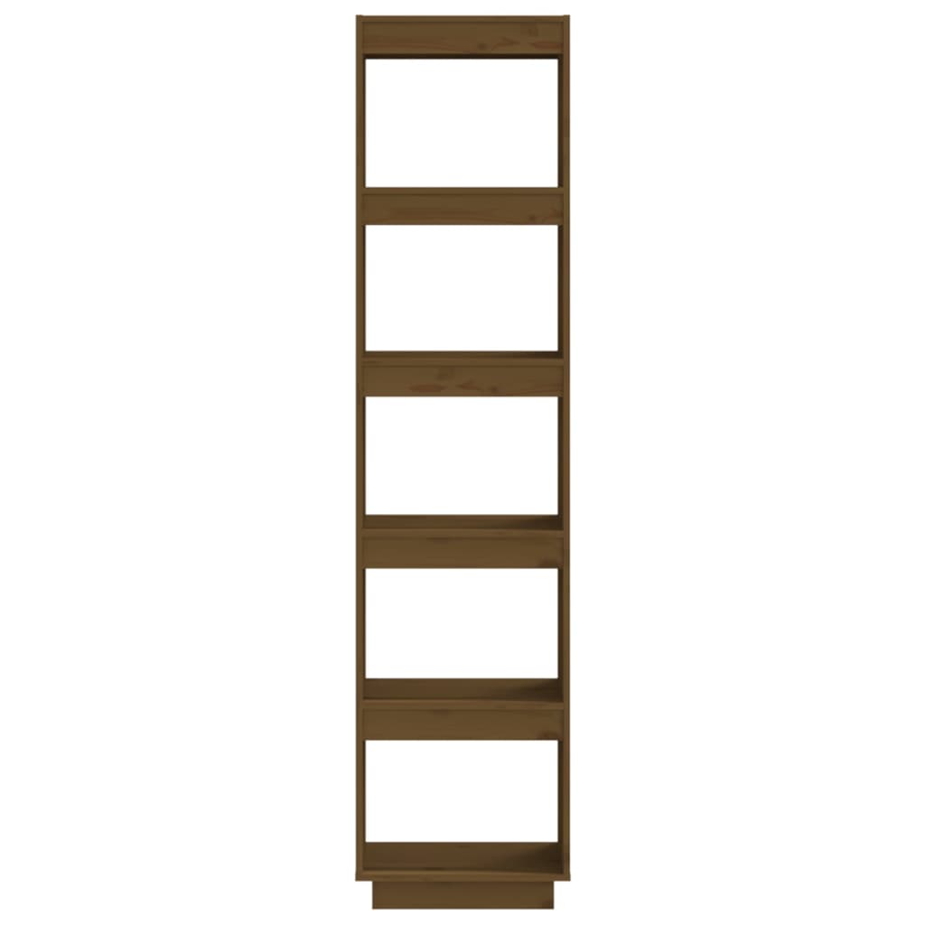 Bibliothèque/Cloison Marron miel 40x35x167 cm Pin solide - XIOS
