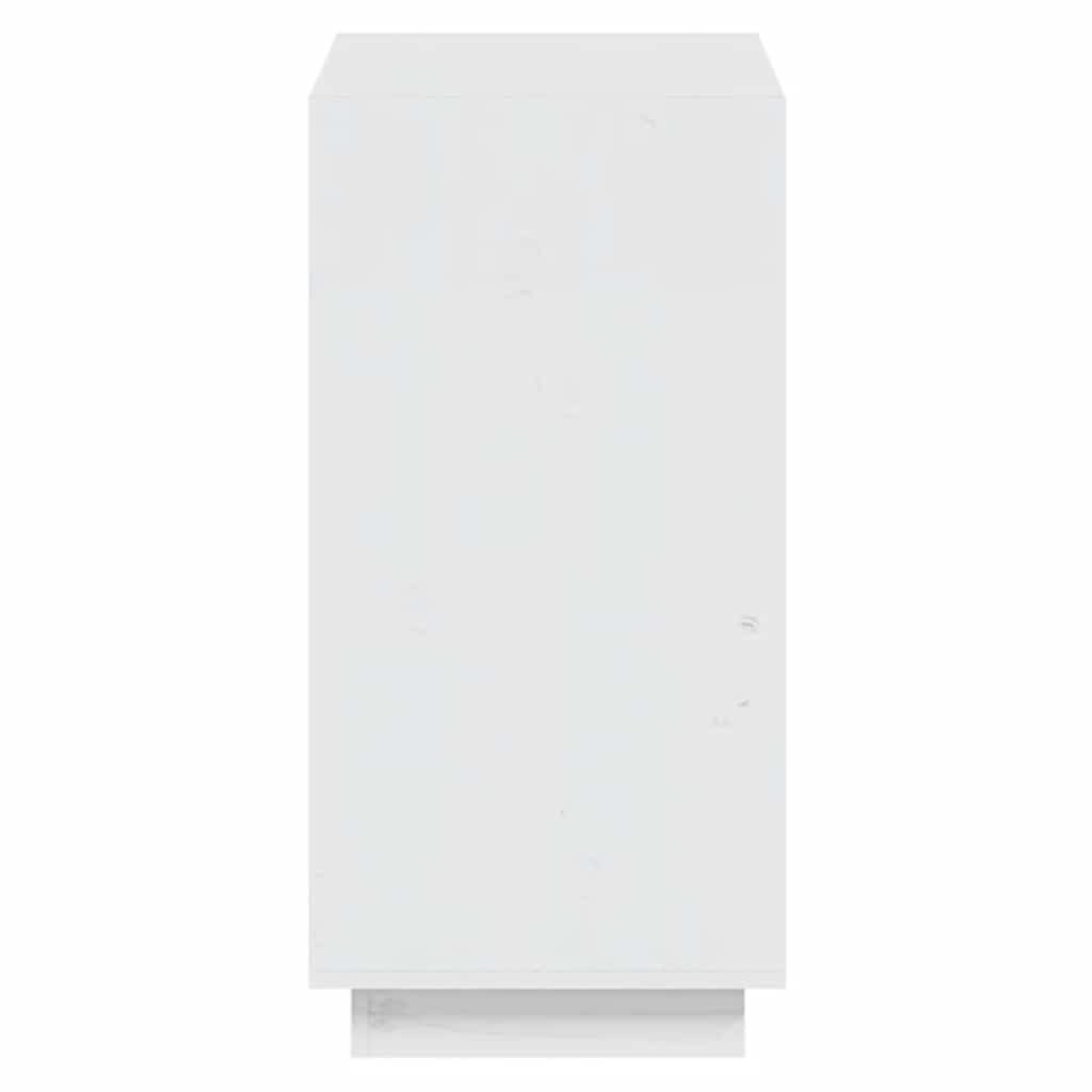 Bibliothèque Blanc 60x35x71 cm Bois de pin massif - XIOS