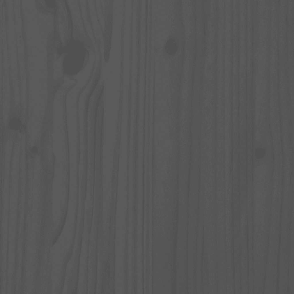 Bibliothèque Gris 60x35x71 cm Bois de pin massif - XIOS