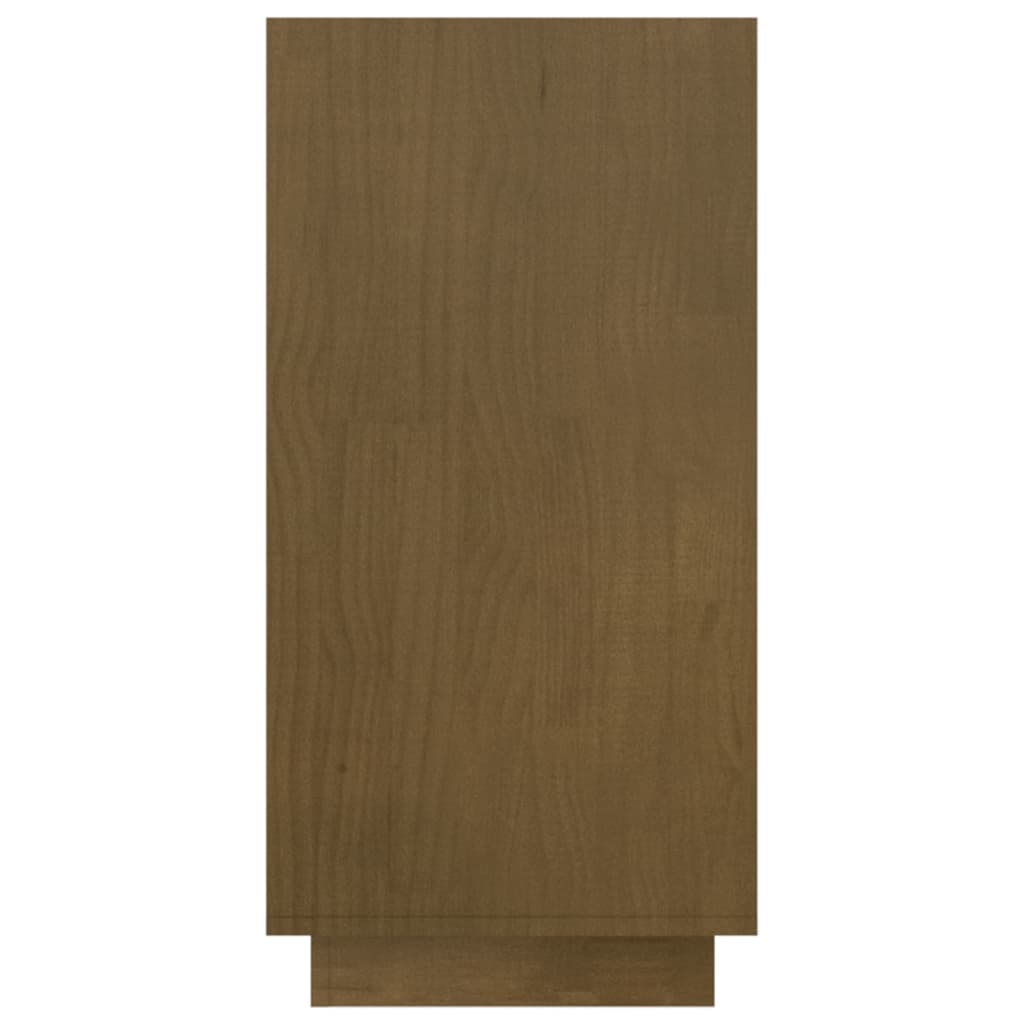 Bibliothèque Marron miel 80x35x71 cm Bois de pin massif - XIOS