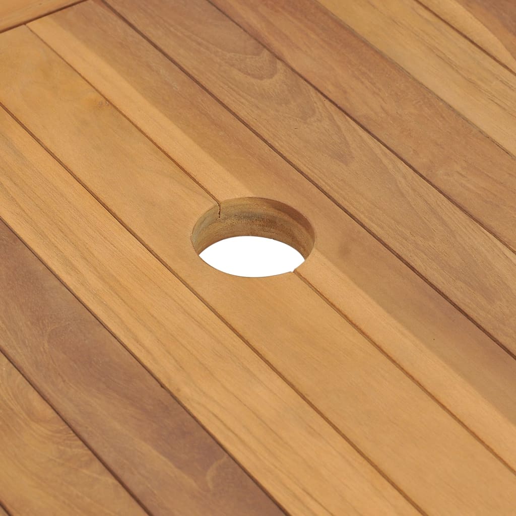 Meuble de salle de bain avec 3 paniers Teck solide 132x45x75 cm - XIOS