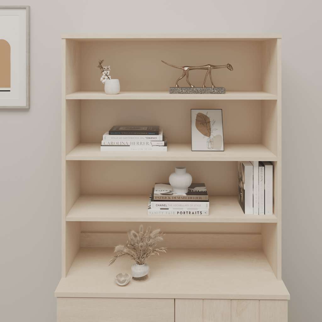 Dessus de buffet HAMAR Marron miel 90x30x100 cm Bois de pin - XIOS