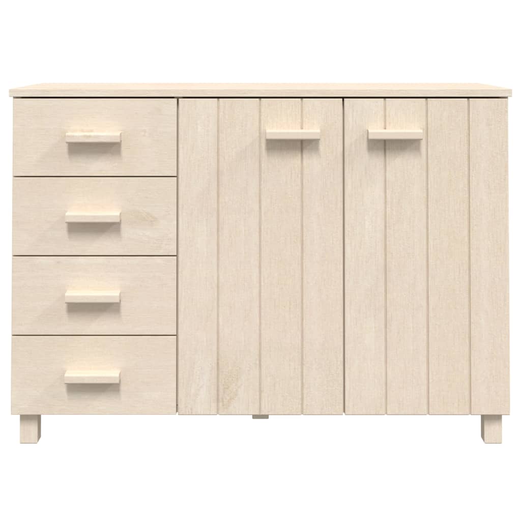 Buffet HAMAR Marron miel 113x40x80 cm Bois massif de pin - XIOS