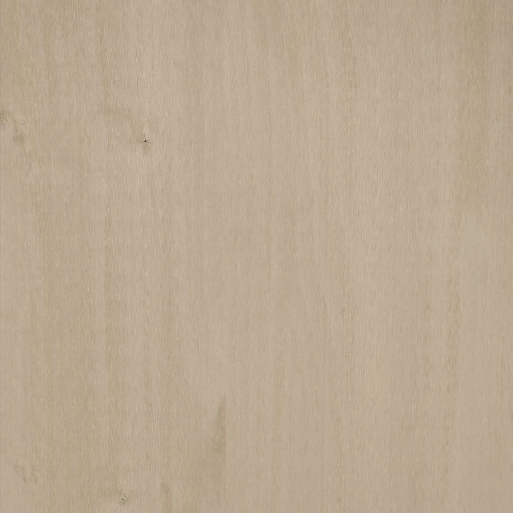 Meuble TV HAMAR Marron miel 158x40x40 cm Bois massif de pin - XIOS