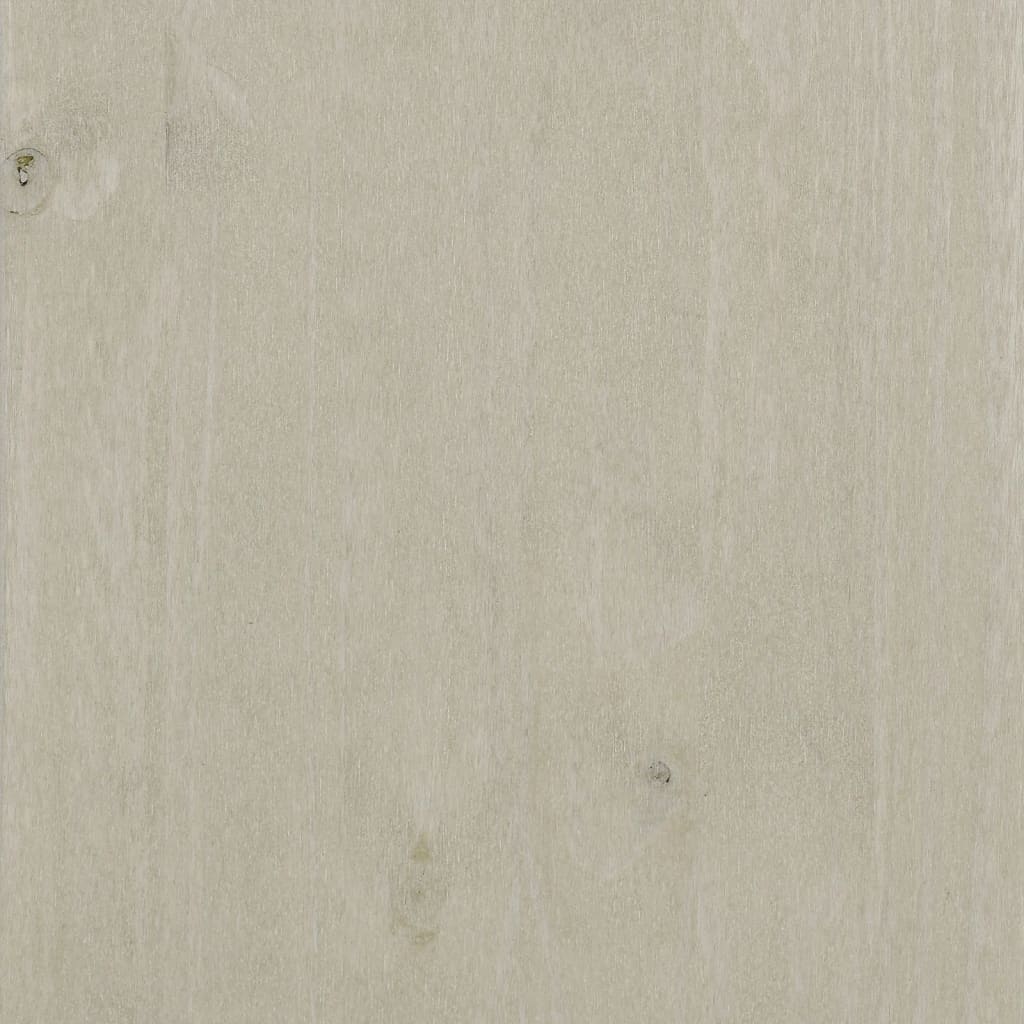 Buffet HAMAR Blanc 85x35x80 cm Bois massif de pin - XIOS