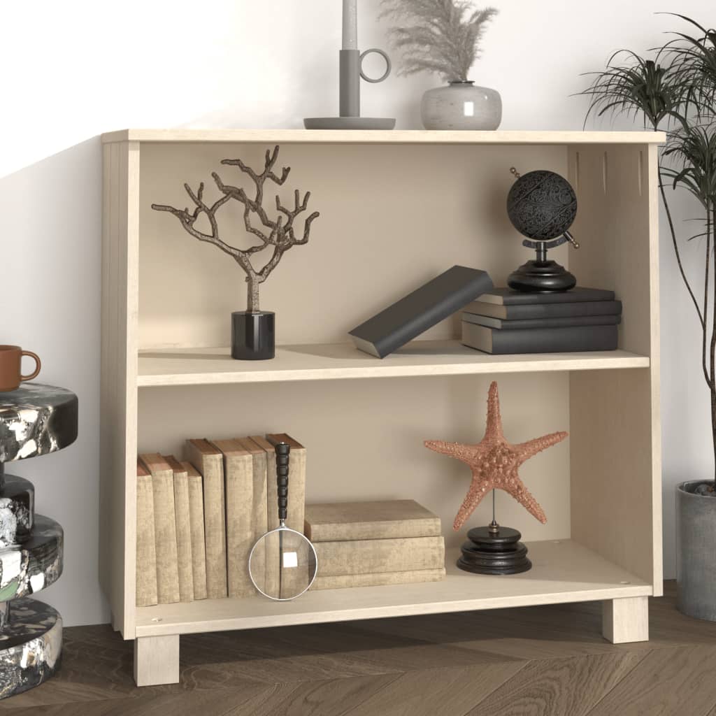Buffet HAMAR Marron miel 85x35x80 cm Bois massif de pin - XIOS