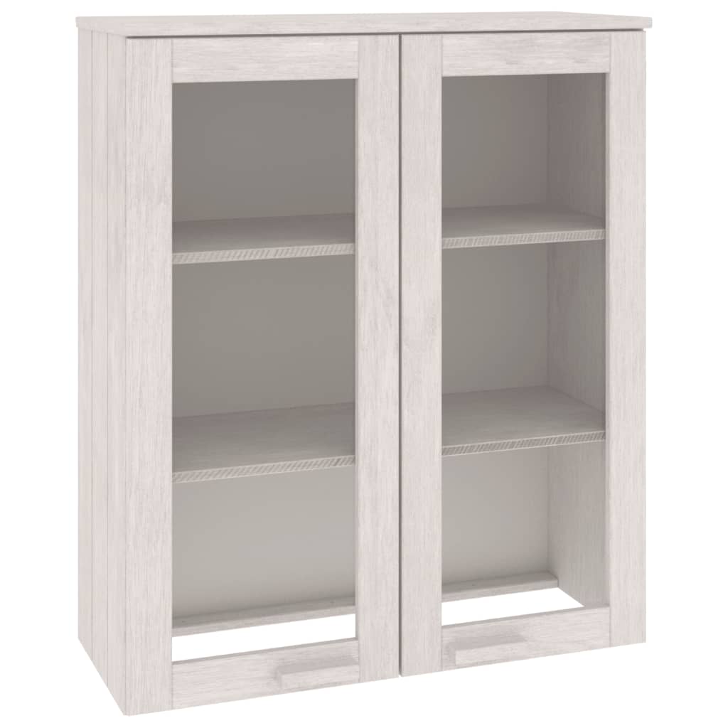 Dessus de buffet HAMAR Blanc 85x35x100 cm Bois de pin massif - XIOS