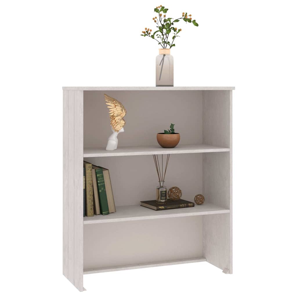 Dessus de buffet HAMAR Blanc 85x35x100 cm Bois de pin massif - XIOS