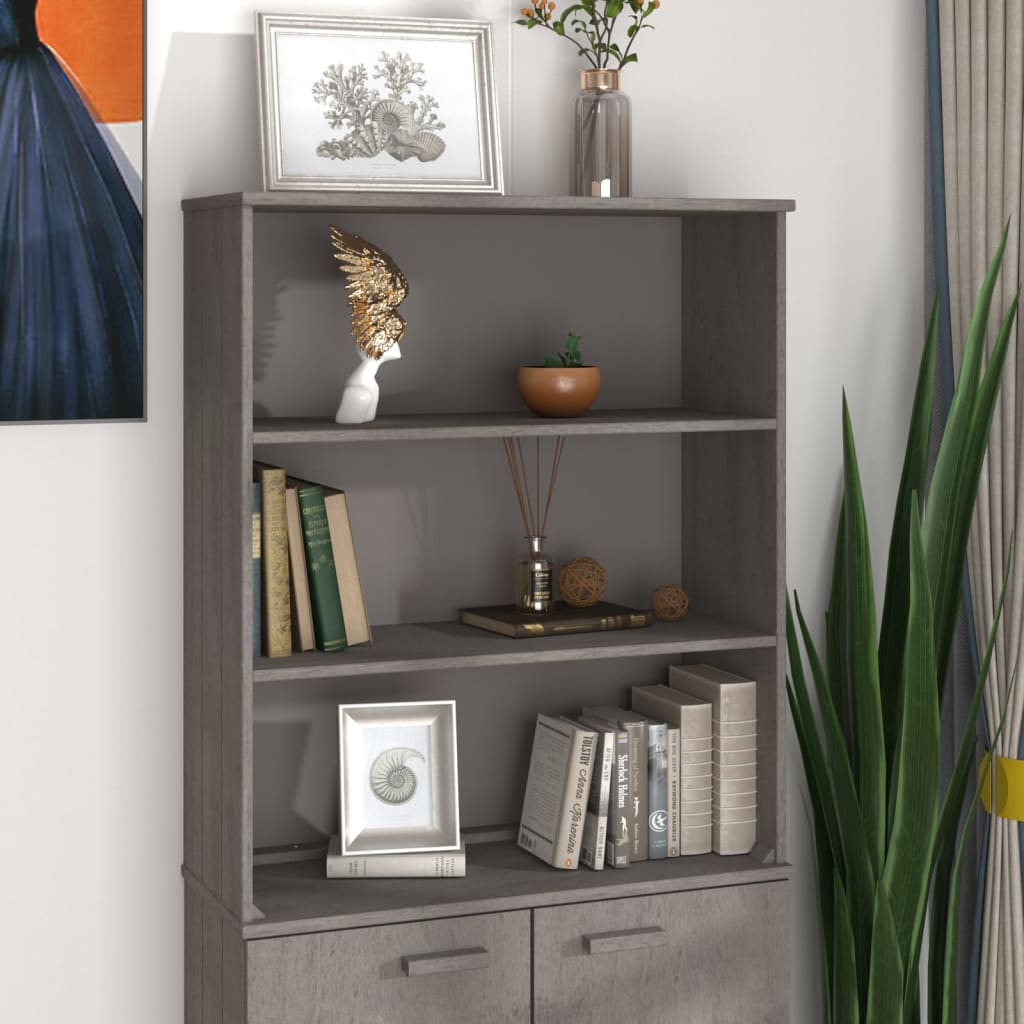 Dessus de buffet HAMAR Gris clair 85x35x100 cm Bois de pin - XIOS