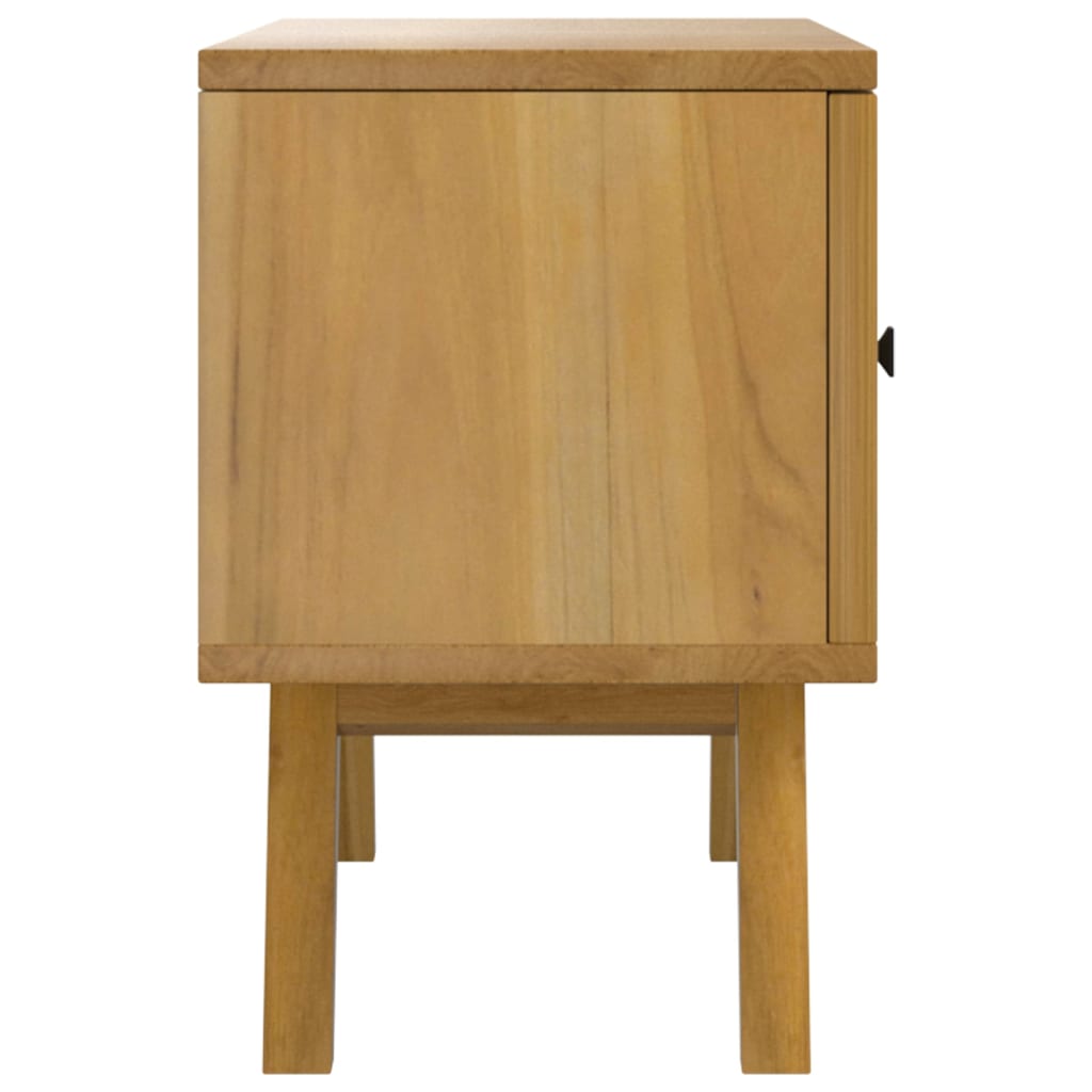 Meuble TV 110x30x35 cm Bois de teck solide - XIOS