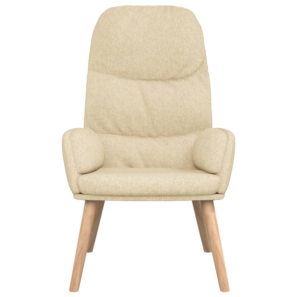 Chaise de relaxation Crème Tissu - XIOS