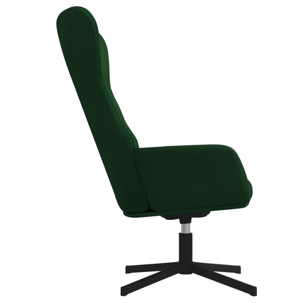 Chaise de relaxation Vert foncé Velours - XIOS