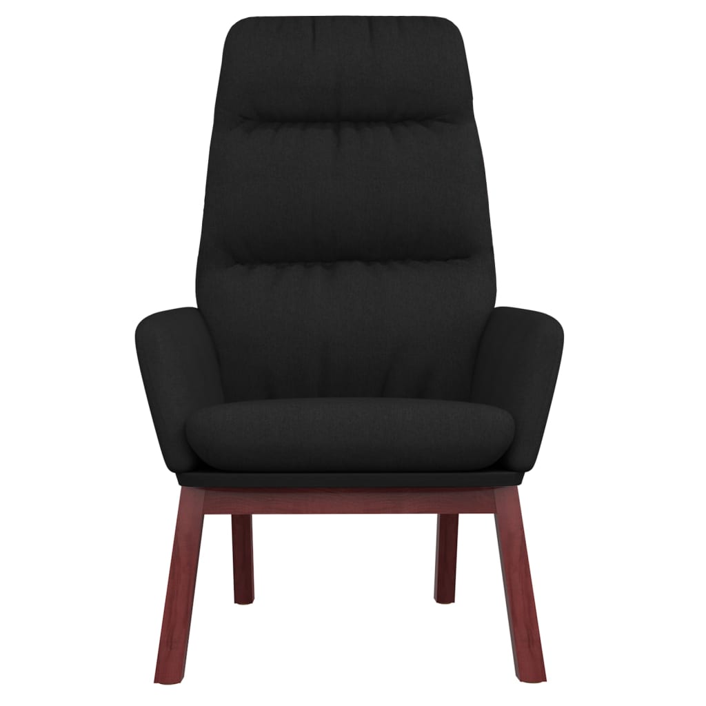 Chaise de relaxation Noir Tissu - XIOS