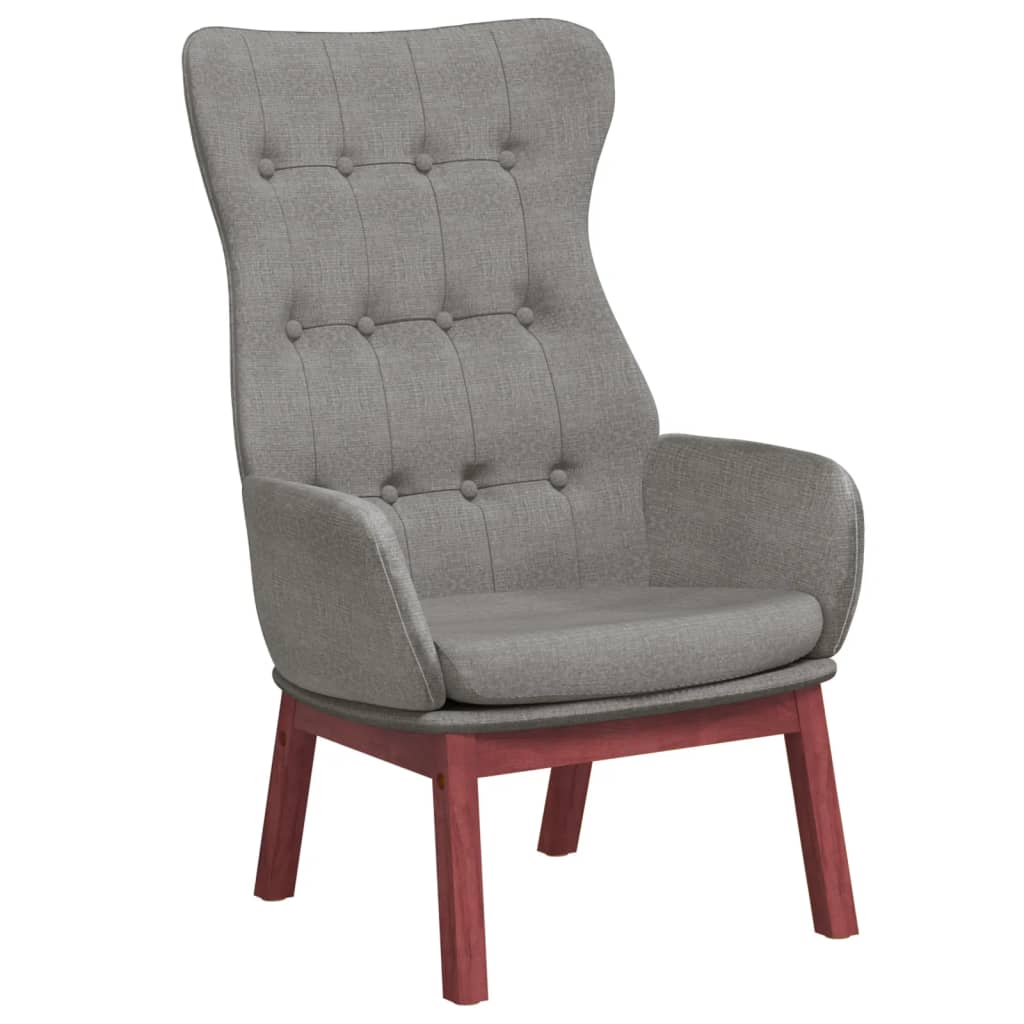 Chaise de relaxation Gris clair Tissu - XIOS