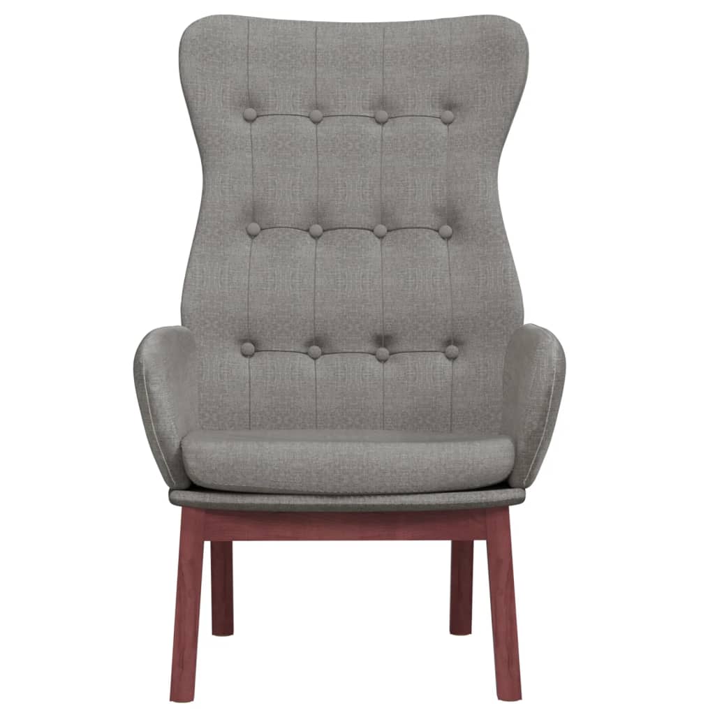 Chaise de relaxation Gris clair Tissu - XIOS