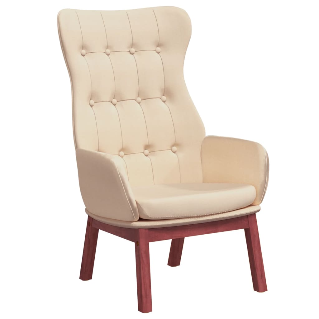 Chaise de relaxation Crème Tissu - XIOS